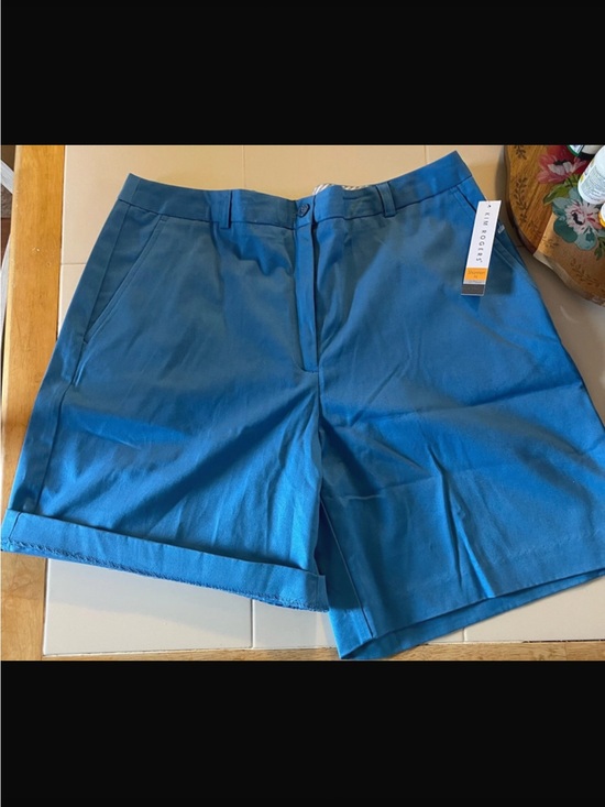 Kim Rogers Pants - **2 pair for $ 12**Kim Rogers Bright Blue High-Rise 2 Pocket Shorts